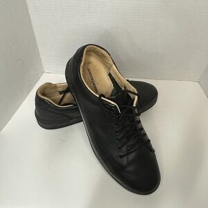 258457 MCGUFFEY MEN'S 12 M BLACK LEATHER JOHNSTON & MURPHY SPIKELESS GOLF‎ SHOE